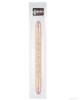Slim jim duo veined super slim double dong, ivory 17in