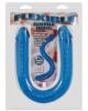 Double dong with vertebra, blue