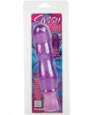 Sassy swirl squiggle – purple