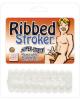 Ribbed stroker masturbator