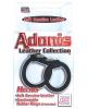 Adonis leather collection helios 3 interchageable rings