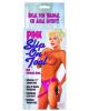 Slip-on tool w/superslim dong 5.5in - pink