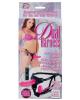 Dual harness strap-on w/dong and plug - pink