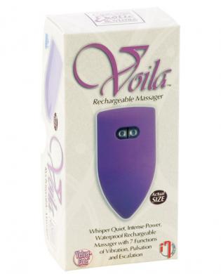 Voila rechargeable massager – purple