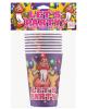 Let's party! 8 happy penis party cups