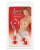 Asian hearts nipple rings