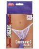 Crotchless g white lace o/s
