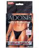 Mens adonis mesh pouch black o/s