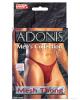 Mens adonis mesh thong red o/s
