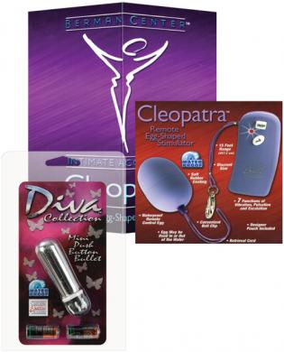 Se9706-14 berman intimate basics cleopatra remote egg and se1135-05 diva bullet – silver