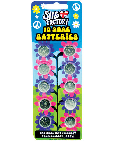Shag factory batteries 1.5 volt pack of 10