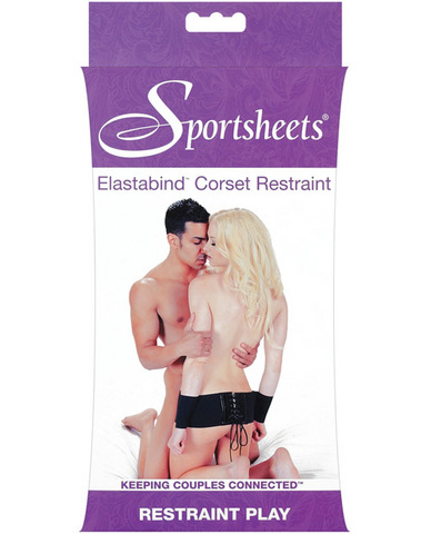 Sportsheets elastabind corset restraints - black