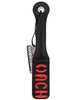 12in Leather Ouch Impression Paddle