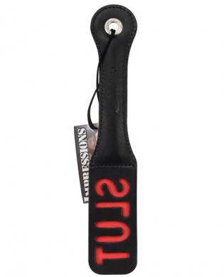 12in leather slut impression paddle