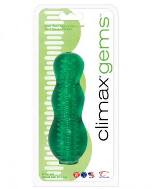 Climax gems hand job stroker – emerald