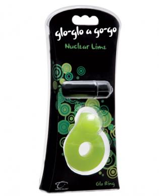 Glo-glo a go-go glo ring – green