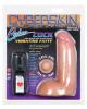 Cyberskin vibrating fatty natural cock w/balls