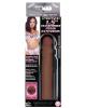 1.5in cyberskin transformer penis extension - cinnamon