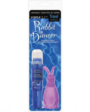 Rabbit dancer – purple  w/blue made of hard abs plastic
