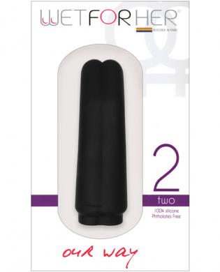 Wetforher two lesbian sex toy – black