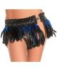Feather mini skirt blue m/l