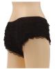 Be wicked ruffle hot pants black x large
