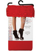 Ankle Socks Wlace Top Red Os