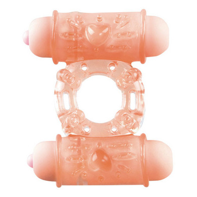 Double Vibrating Bullet Ring Skin