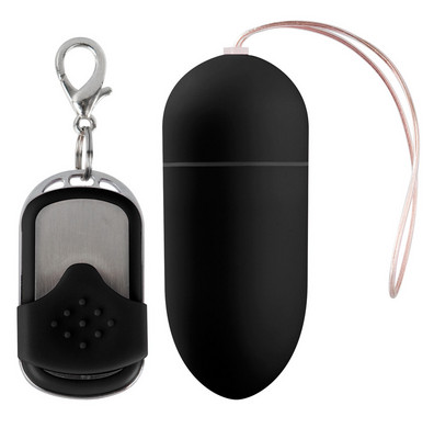 10 Speed  Remote Vibrating Egg Black 
