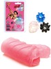 Pin-Up Girl Vibrating Mood Ring Cock Ring and Titty Clitty Masturbator Male
