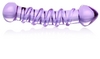 Don Wand Curved Purple Swirl w/ Mushroom Tip