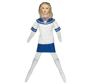 Komico Vibrating Blow Up Doll
