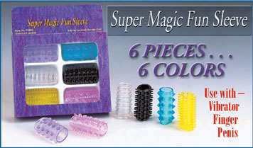 Super Magic Fun Sleeves 6 Piece Color Set