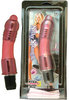 7 Inch Silky Spangle Red Bendable Vibrator