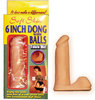 6 inch  SOFT SKIN VIBRATING DONG WITH BALLS