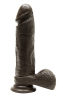 Black Realistic Cock 8 inch