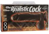Vibro Realistic Cock Black 8 inch