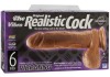 Brown Vibro Realistic - 6 inch