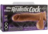 Vibro Realistic Cock Mulatto 8 inch