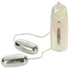 Vibrating Dual Dancing Bullets - Silver