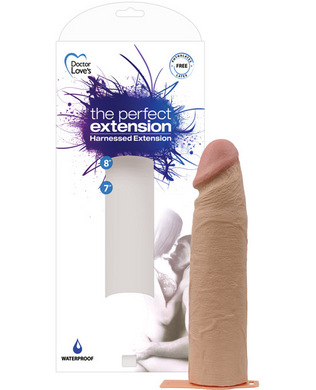 Perfect Harnessed Penis Extension 9 inch