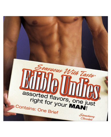 Edible Undies for Men – Straw/Choc