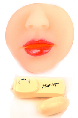 Life sized perfect pink lips and mouth