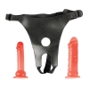 Crotchless Harness with 2 Dildos