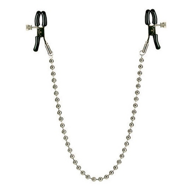 Nipple Clamps – Silver Beaded