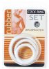 cock ring set - white