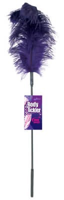 Ostrich feather ticklers -Purple