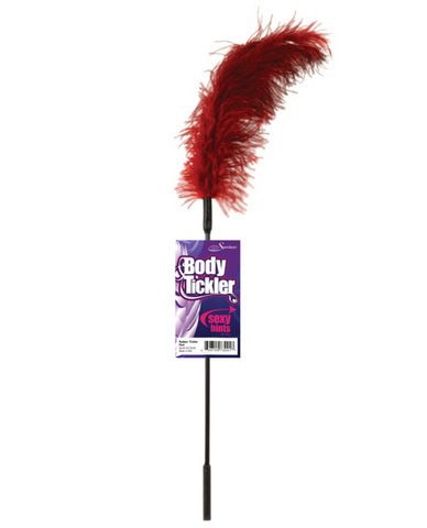 Ostrich Tickler: Red