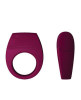Bo Vibrating Ring for Men by Lelo in Bordeaux Red