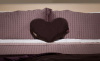 Decor Heart Wedge In Espresso Velvish